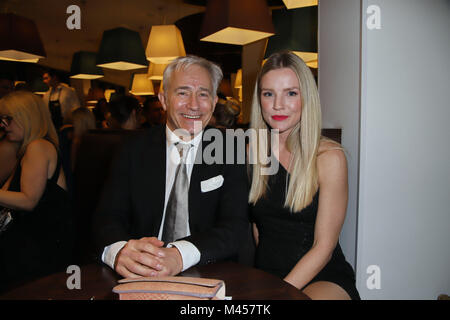 Celebrities at the AHOI 2018 New Years Event at the Hotel Hyperion  Featuring: Gerry Hungbauer mit Kim-Sarah Brandts Where: Hamburg, Germany When: 13 Jan 2018 Credit: Becher/WENN.com Stock Photo