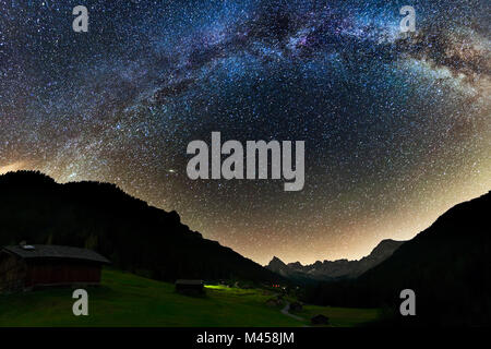 Trentino, Fassa Valley, Dolomites, Pozza di Fassa, Monzoni Valley Stock Photo