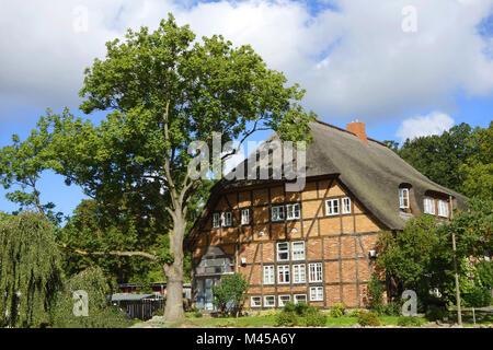 Kessin near Rostock, mecklenburg-vorpommern,german Stock Photo