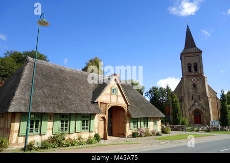 Kessin near Rostock, mecklenburg-vorpommern,german Stock Photo