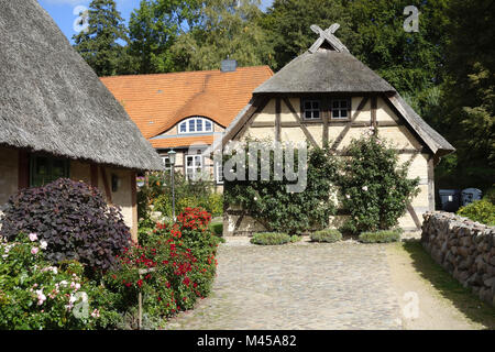 Kessin near Rostock, mecklenburg-vorpommern,german Stock Photo