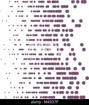 Colored abstract overlapping circles, bubbles or ellipses, pattern, digital generative art for design texture & background. Stock Vector