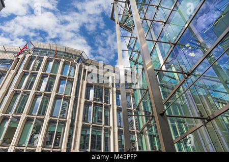 LONDON, GREAT BRITAIN - SEPTEMBER 14, 2017: The modern govenment building Stock Photo