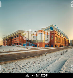 Exterior of Ibrox Football stadium, home of Rangers FC, Govan, Glasgow,  Scotland, UK Stock Photo - Alamy