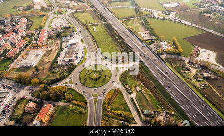 VIEW OF A BREATHTAKING LANDSCAPE IN THE MIDDLE OF NATURE Stock Photo