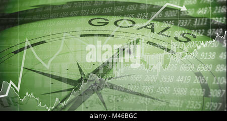 Composite image of stocks and shares Stock Photo