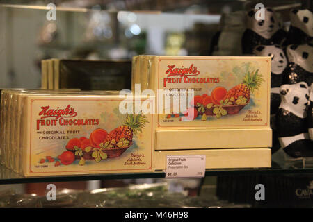 Haighs Original Fruit Chocolates Stock Photo