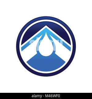Abstract Home Cleaning Vector Symbol Graphic Logo Design Stock Vector