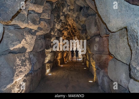 Nuraghe di Santu Antine, Sassari, Torralba, Sardinia, Italy Stock Photo