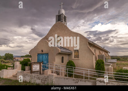 San Ysidro Catholic Church in San Ysidro, New Mexico Stock Photo