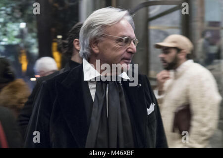 Diego Della Valle is seen at the Tod's fashion show during the Milan  Fashion Week Fall/Winter 2022/2023 on February 25th, 2022 in Milan, Italy.  Photo: Cinzia Camela Stock Photo - Alamy