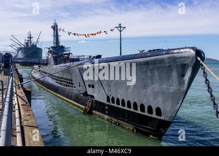 USS Pampanito in San Francisco Stock Photo