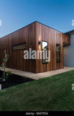 Modern architectural home exterior Stock Photo