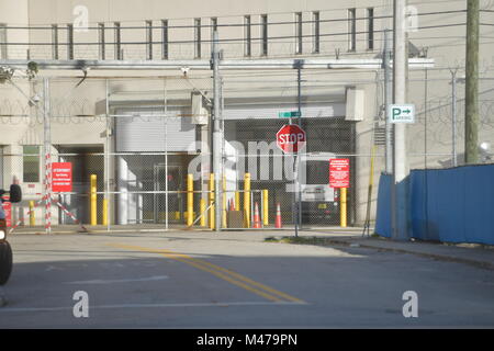 Fort Lauderdale, FL, USA. 14th Feb, 2018. Photograph of the BSO Jail. Douglas High School shooting on February 14, 2018 in Parkland Florida Credit: Hoo Me.Com/Media Punch/Alamy Live News Credit: MediaPunch Inc/Alamy Live News Stock Photo