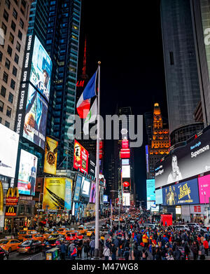 New York Times Square Stock Photo