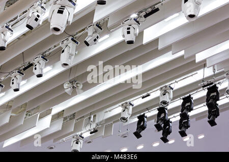 concert lighting on stage Stock Photo