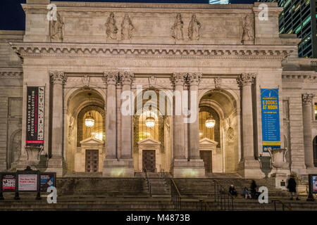 New York Public Library Stock Photo