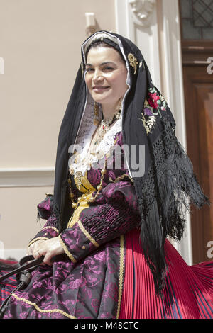Woman on horseback Stock Photo - Alamy