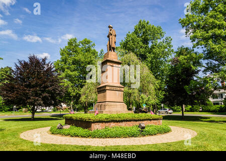 Civil War Monument   Granby, Connecticut, USA Stock Photo