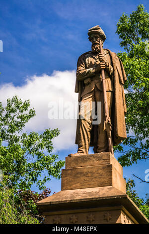 Civil War Monument   Granby, Connecticut, USA Stock Photo