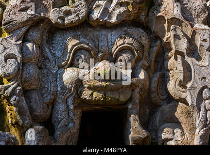 Temple Pura Gua Gajah - Bali Island Indonesia Stock Photo