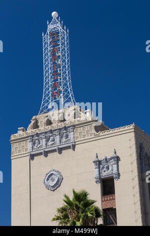 El Capitan Theatre, Hollywood Boulevard, Los Angeles, California, USA Stock Photo