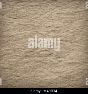 Wave on gray crumpled fabric background. Gray fabric with delicate striped pattern. Stock Photo
