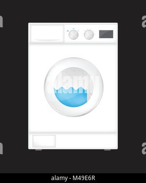 washing machine, vector design, eps10 Stock Vector