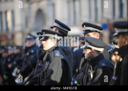 Police officers at the Occupy the Stock Exchange protest outside St Pauls Cathedral  15th October 2011 Stock Photo