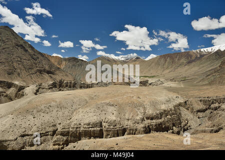 View on the Nubra Valley in Ladakh Stock Photo