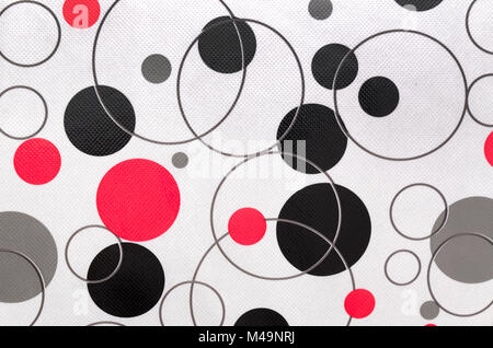 Graphic texture from box cover. Abstract colorful sphere circle pattern concept Stock Photo