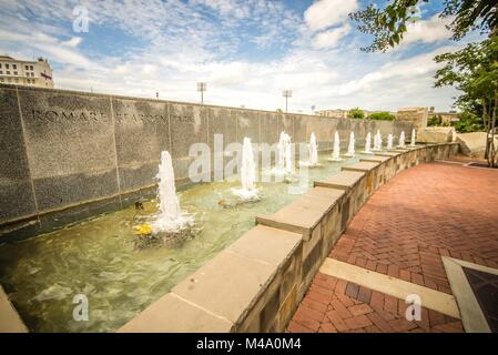 charlotte north carolina romare bearden public park Stock Photo