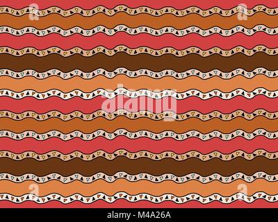 African style background - seamless ethnic art backdrop. Stock Vector