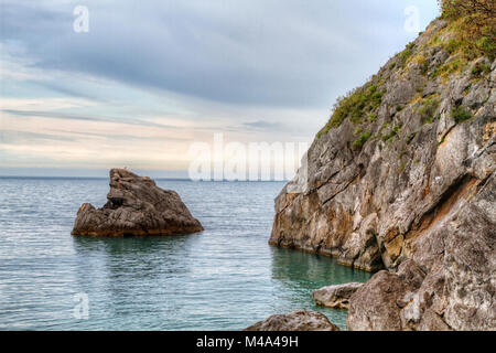 Hurzuf or Gurzuf is a resort-town in the Crimea Stock Photo