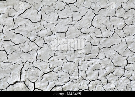 Cracked plaster on a wall Stock Photo