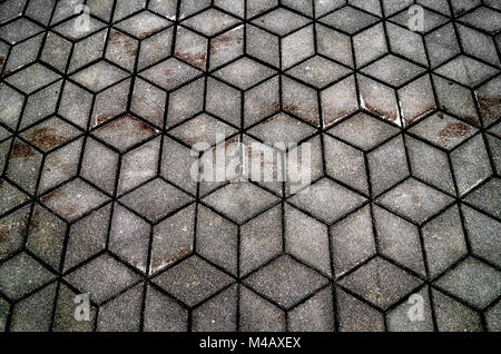 Gray plaid seamless mosaic pattern, background, texture. Stock Photo