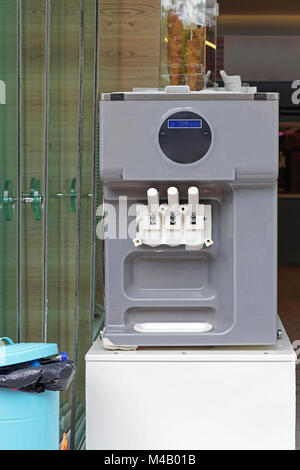 Ice cream machine Stock Photo