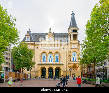 Luxembourg,town house Cercle Municipal on the Place d'Armes,Luxembourg City Stock Photo