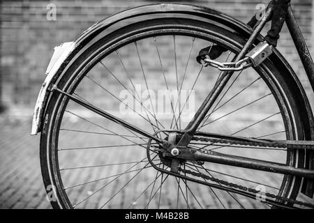 The Netherlands,Holland,Amsterdam,bicycle,old,detail Stock Photo