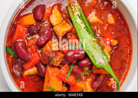 Vegatable stew or thick soup Stock Photo