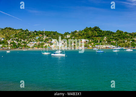 Bay of Santa Barbara de Samana,Samana peninsula,Dominican Republic Stock Photo