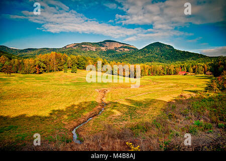 landscapes near lake jocassee and table rock mountain south carolina Stock Photo