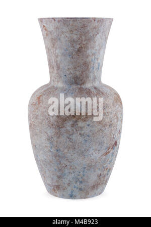 ceramic vase isolated on white background Stock Photo
