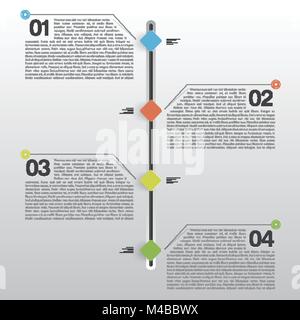 Minimal infographics design Stock Vector