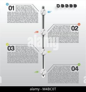 Minimal infographics design Stock Vector
