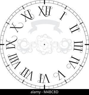 Vector vintage clock Stock Vector