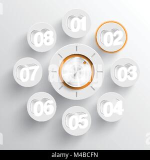 Technology music volume or switch vector button Stock Vector
