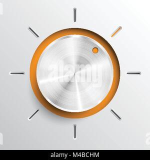 Technology music volume or switch vector button Stock Vector