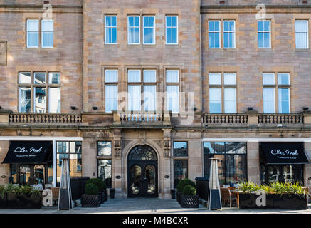 Exterior view of Malmaison Hotel on The Shore in Leith, Scotland, United Kingdom Stock Photo