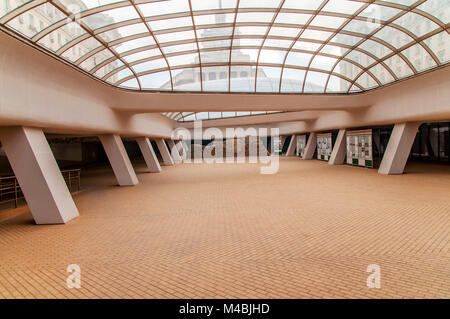 SOFIA, BULGARIA - JANUARY 03: Ruins of Roman building in open underground museum, between Serdika metro stations, on January 03, 2017 in Sofia, Bulgar Stock Photo